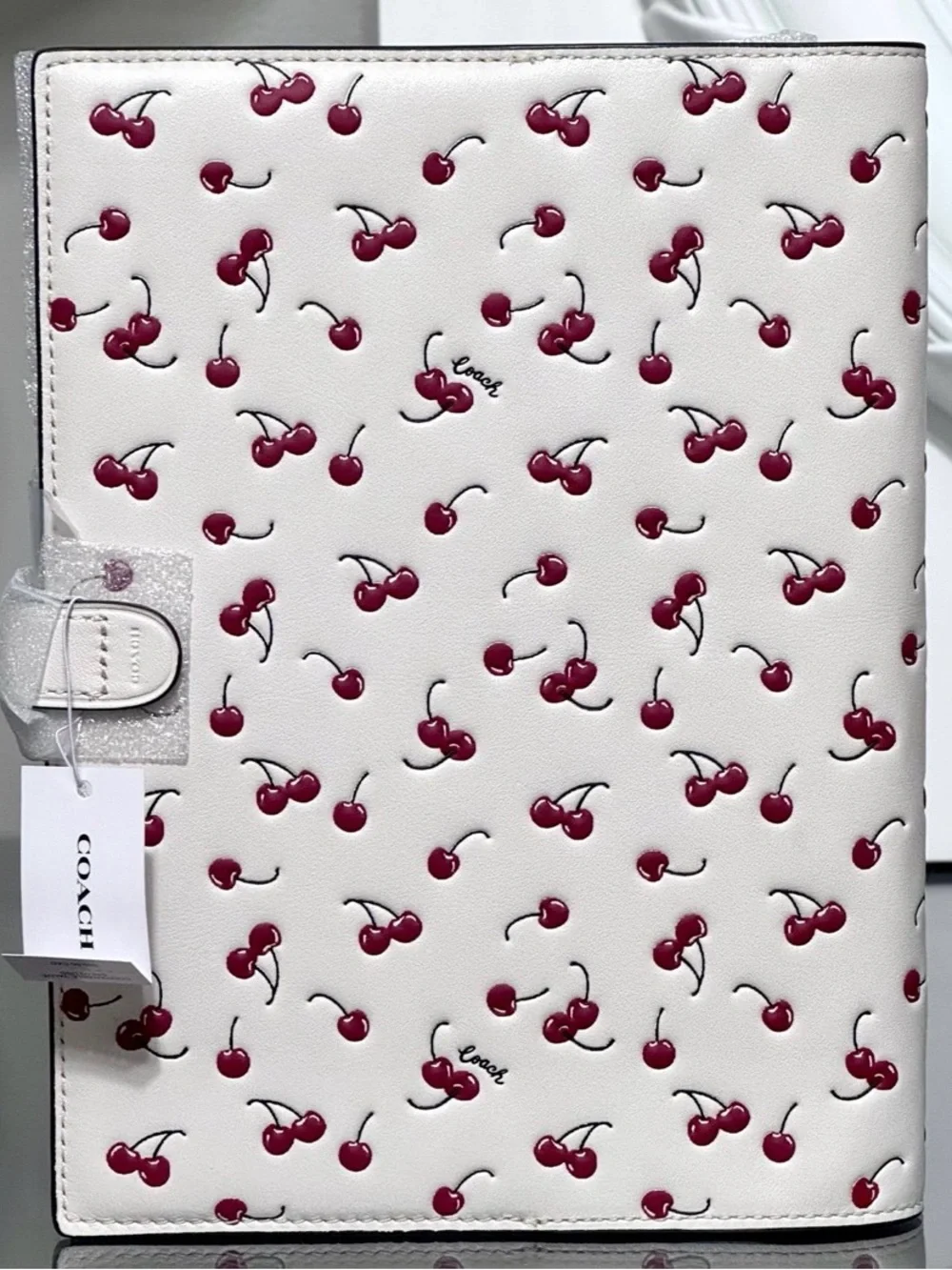 BRAND NEW WITH TAGS COACH Notebook With CHERRIES